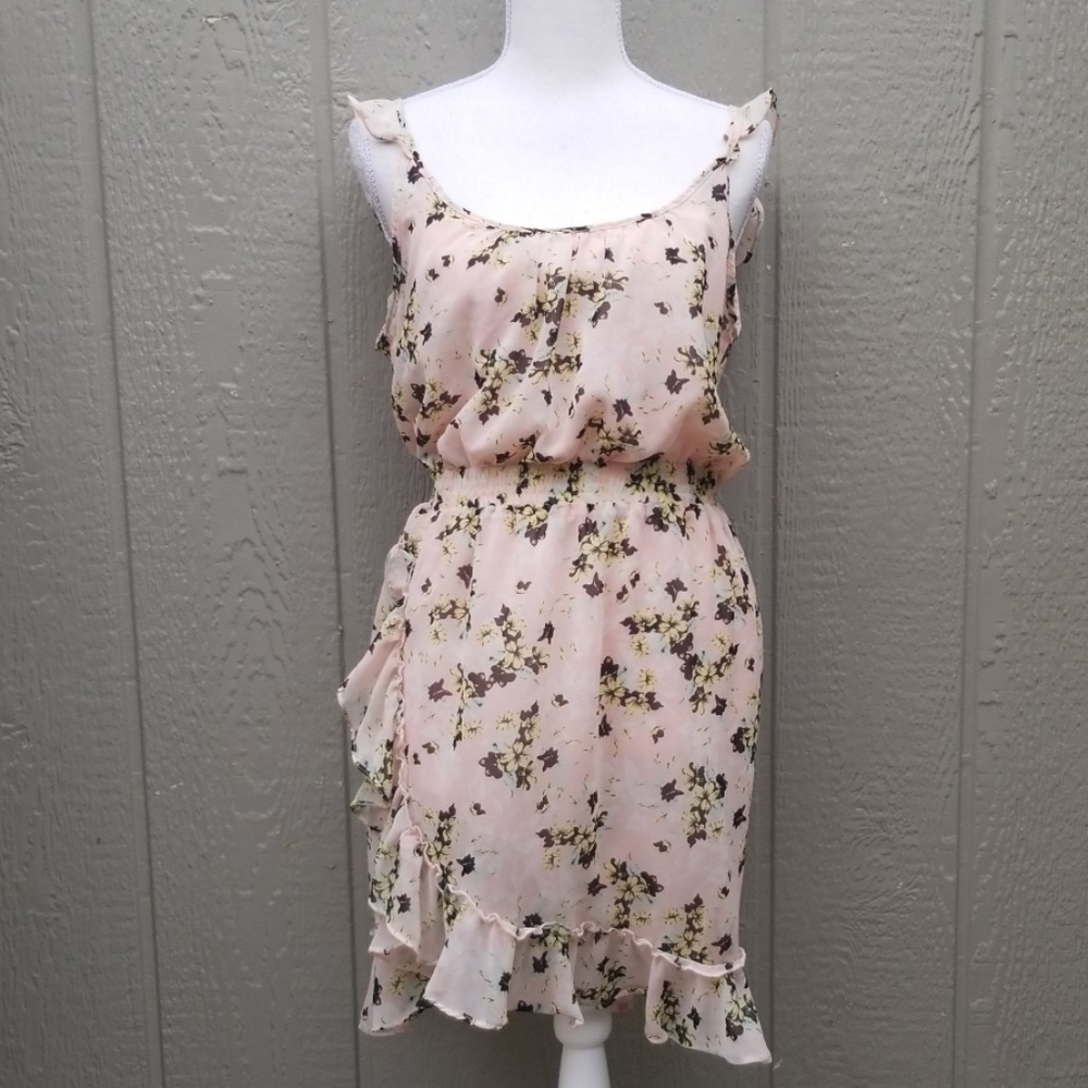 MNG floral dress size 6